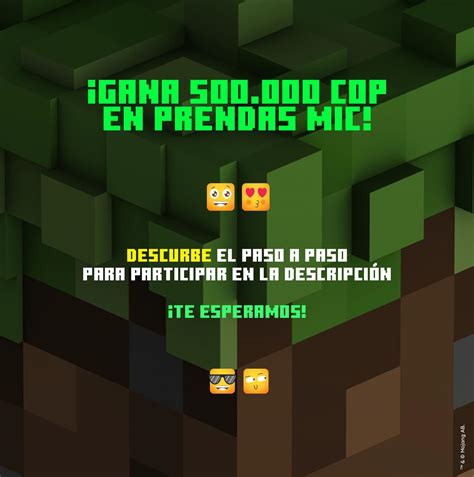 Desafío MIC Arte Pixelado Minecraft Gana 500 000 en prendas