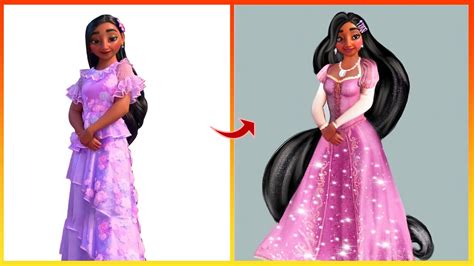 Disney Encanto Mirabel Madrigal Glow Up Tangled Rapunzel Disney