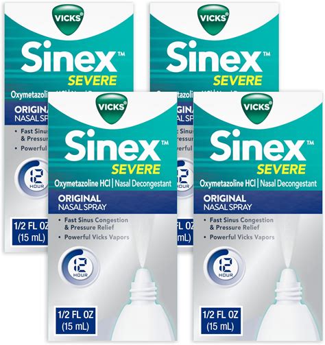 Amazon Vicks Sinex Severe Nasal Spray Original Sinus