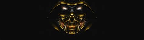 X Resolution Scorpion Mortal Kombat Dark Minimal X