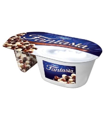 DANONE JOGURT FANTASIA Z KULKAMI CZEKOLADOWYMI 100G 12SZT