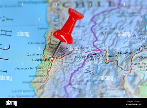 Copiapo map hi-res stock photography and images - Alamy