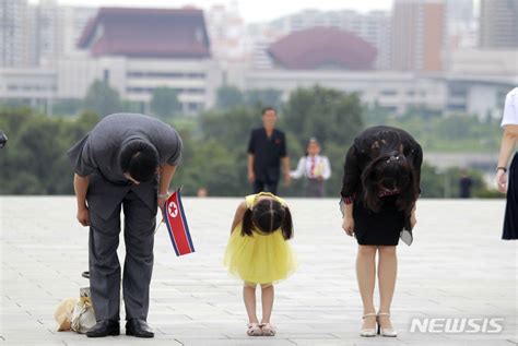 카메라에 담긴 북한 풍경 김정일 동상 참배하는 평양 시민들 Zum 뉴스