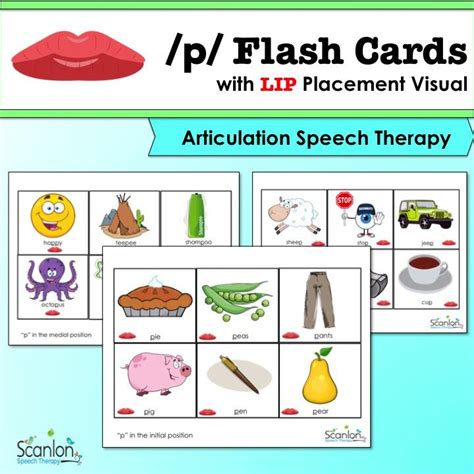 P” B” And M” Speech Sounds Scanlon Speech Therapy