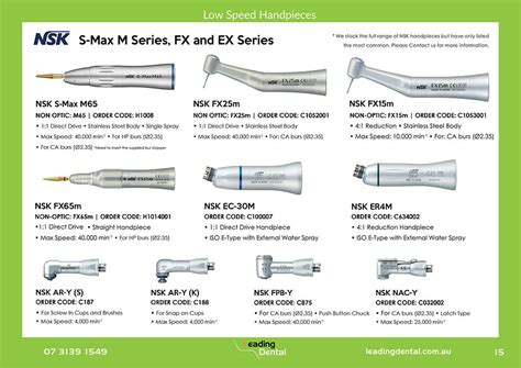 Nsk Handpieces Leading Dental Equipment Sales Service Support