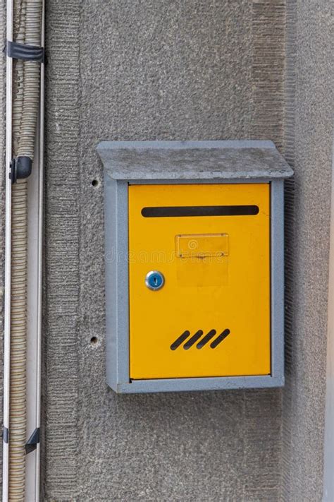 Yellow Mail Box Stock Image Image Of Capital Postal 236808819