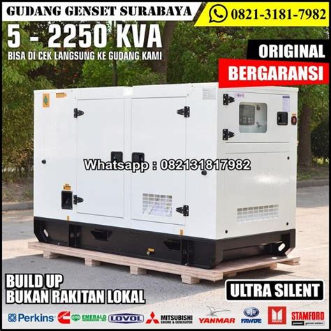 Jual Genset Perkins 135 Kva Silent Type Genset 135 Kva Di Lapak