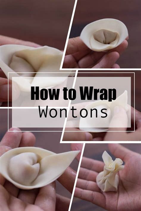 How To Wrap Wontons China Sichuan Food Wonton Wonton Recipes