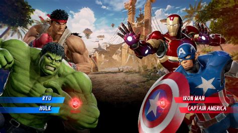 Ryu Hulk Iron Man Caption America Very Hard Ai Marvel Avengers