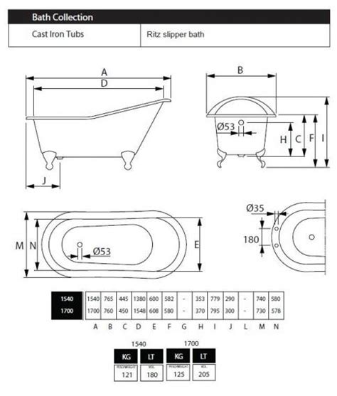 Imperial Ritz Slipper Bath Rsf Bathrooms