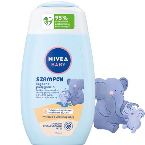 NIVEA BABY SZAMPON DLA DZIECI ŁAGODNA PIELĘGNACJA od 1go dnia życia