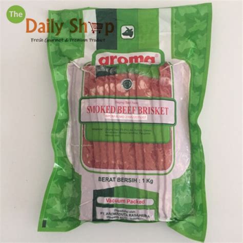 Jual AROMA Smoked BEEF Brisket 100 Halal Shopee Indonesia