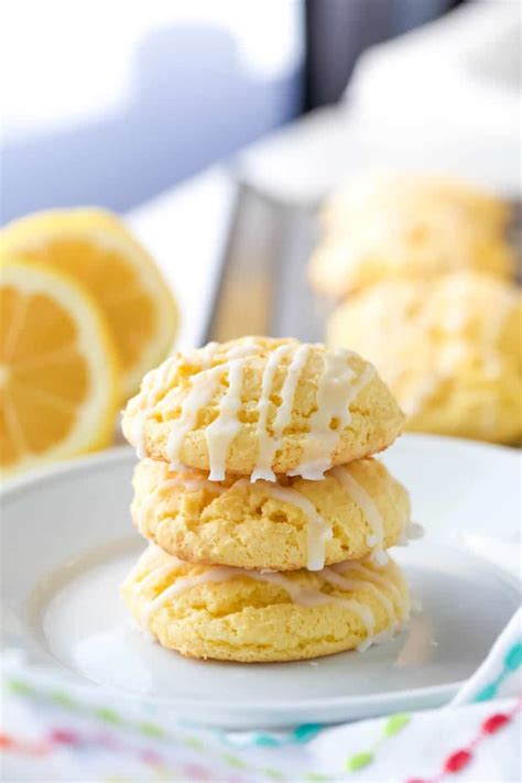 Lemon Cookies Cake Mix Recipe All Things Mamma