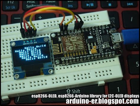 Arduino Er Esp Oled Esp Arduino Library For I C Oled Displays