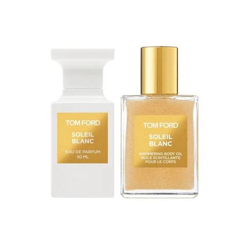 Tom Ford Soleil Blanc Gift Set Eau De Parfum 50ml & Shimmering Body Oil ...