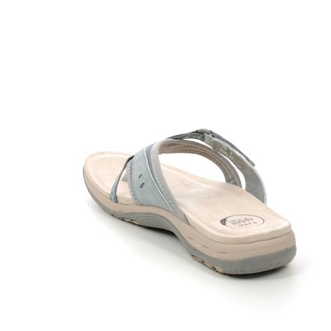 Earth Spirit Juliet 01 Grey Suede Womens Toe Post Sandals 40508 03