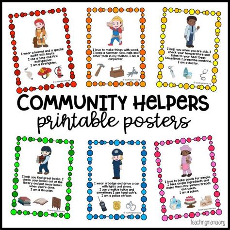 kids learn  community helpers lesson plans