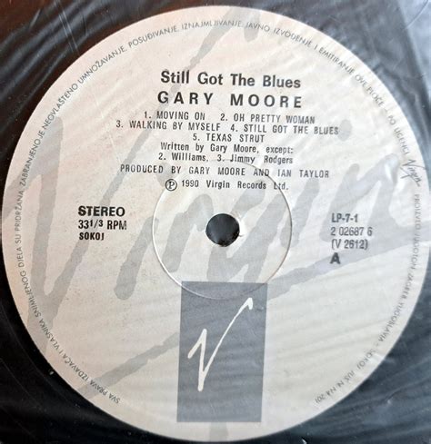 LP GARY MOORE STILL GOT THE BLUES Kupindo 76986185