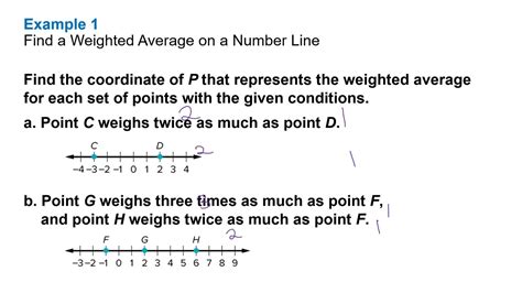 Locating Points Using Weighted Averages Part Youtube