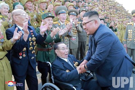 Photo North Korean Leader Kim Jong Un Honors 65th Anniversary Of