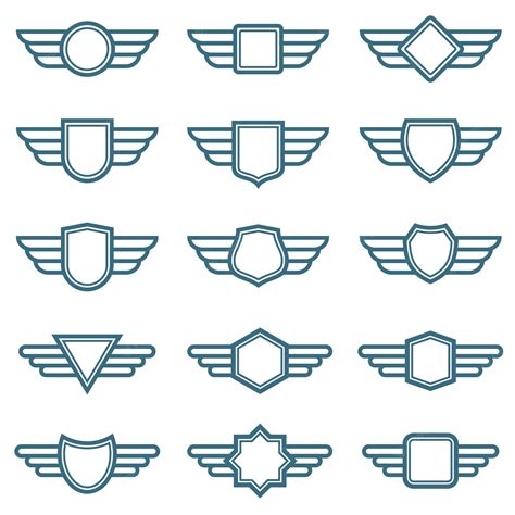 Pilot Wings Stock Illustrations 3908 Pilot Wings Stock Clip Art