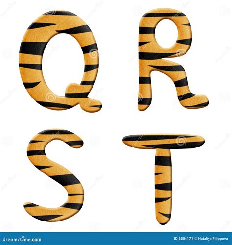 Tiger Alphabet Part Stock Illustration Illustration Of Glamour