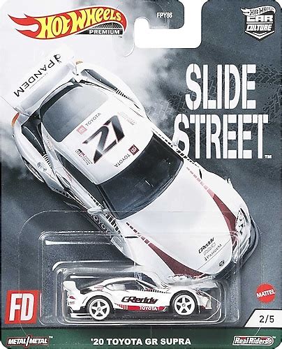 Hot Wheels Premium Car Culture Slide Street Toyota Gr Supra