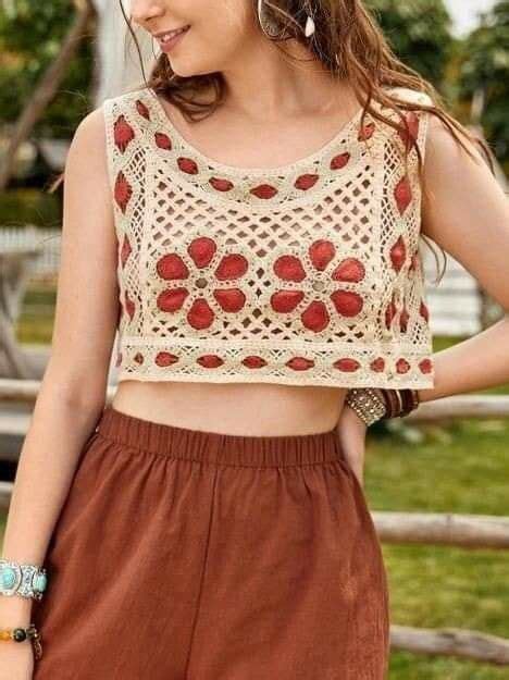 Pin By Yanina Vasquez Arce On Tops Tejidos Crochet Top Pattern