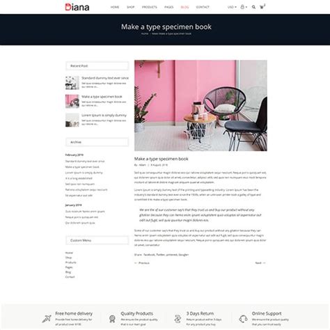 Diana Furniture Bootstrap5 Template