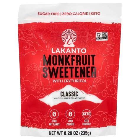 Lakanto Monk Fruit Sweetener With Erythritol Classic Hercules