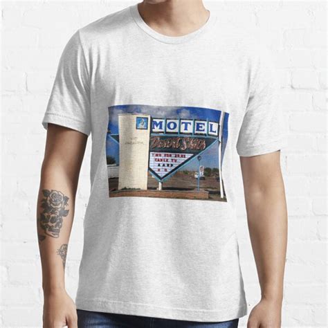 Route 66 Desert Skies Motel T Shirt For Sale By Ffooter Redbubble