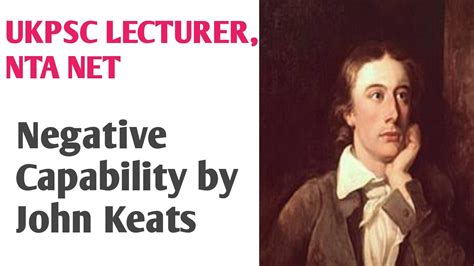 Negative Capability By John Keats YouTube