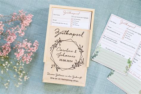 Zeitkapsel Karten Hochzeit Eukalyptus Hochzeitsspiel Gäste Etsy de