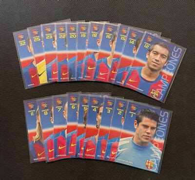 Panini Sports Megacracks Barca Campeon Partial Set Cards