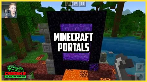 How To Make Portals In Minecraft Youtube