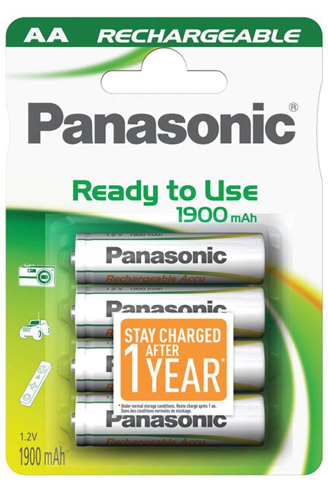 Pile Rechargeable Panasonic EVOLTA AA LR6 X4 1900 MAh P6E 4B 1350951