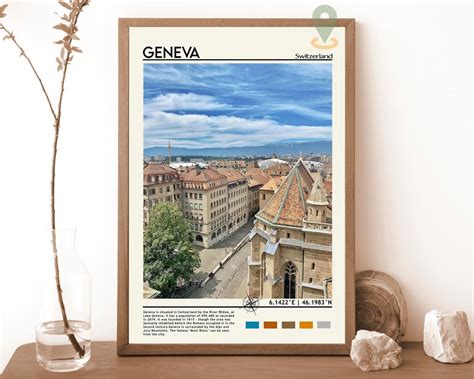 Geneva Print, Geneva Art, Geneva Poster, Geneva Photo, Geneva Poster Print, Geneva Painting ...