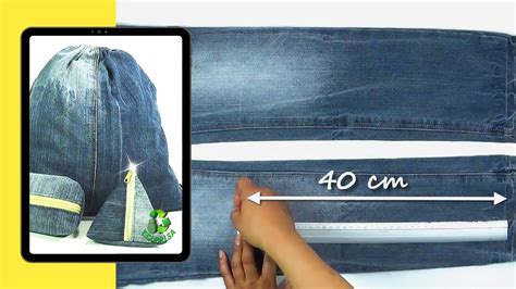 Idea F Cil Para Regalar O Vender Reciclaje De Jeans Ecobrisa Youtube