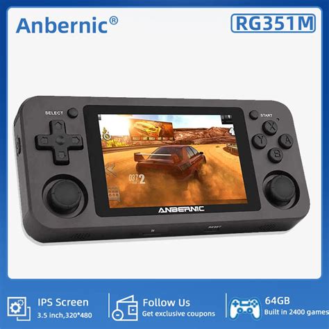 Anbernic Rg351m New Version Wifi Ps1 Retro Game 2400 Games 64g Games