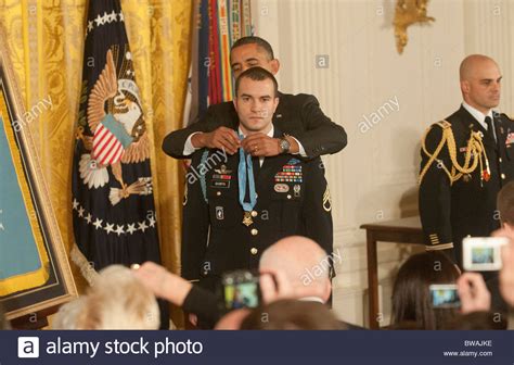 President Barack Obama Awards Staff Sergeant Salvatore Giunta The