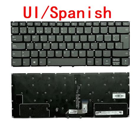 New UI Spanish Laptop Backlit Keyboard For Lenovo Yoga C930 13 YOGA 7