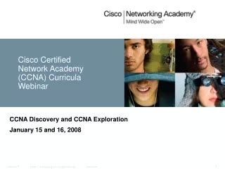 PPT CISCO CERTIFIED NETWORK ASSOCIATE CCNA PowerPoint Presentation