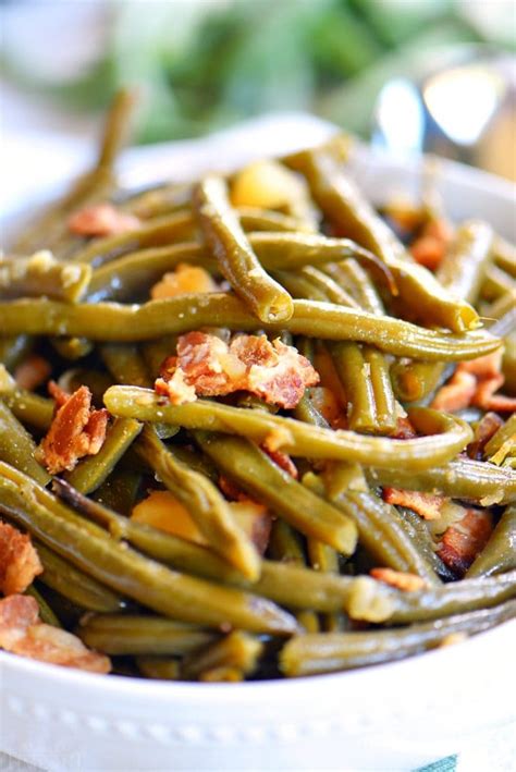 Slow Cooker Green Beans With Bacon Mom On Timeout