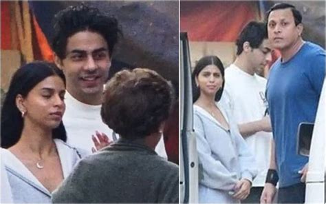 Aryan Khan Caught Smiling During Father Shah Rukh Khans Movie Pathaan