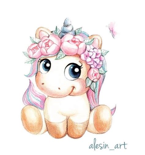 Pin by Tetyana Kovalenko on Малюнки Unicorn wallpaper cute Cute