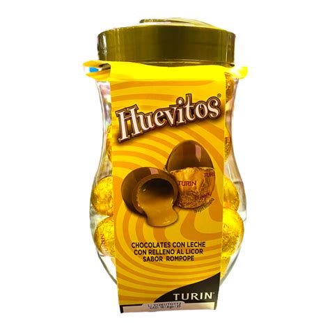 Tur N Chocolate Huevitos Con Rompope Vitrolero Con G Caja Con