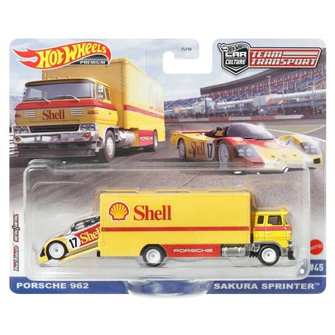 Hot Wheels Car Culture Team Transport Porsche 962 Sakura Sprinter Shell Ebay