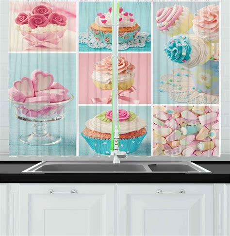 Cupcake Kitchen Curtains – Curtains & Drapes