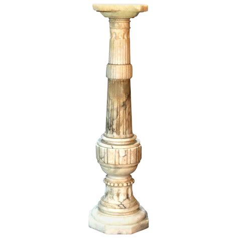 Antique Architectural Faux Marble Column At 1stdibs