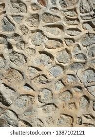 Cement Plastered Rubble Stone Masonry Retaining Stock Photo (Edit Now ...